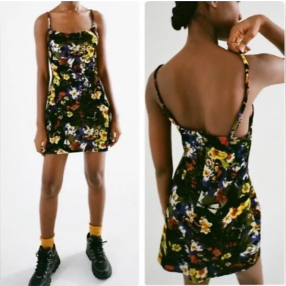 Urban Outfitters Velvet Mini Bodycon